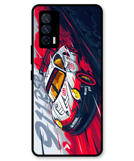 Porsche 911 Car Metal Back Cover Phone Case for iQOO Neo 5