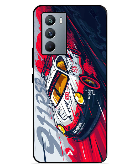 Porsche 911 Car Metal Back Cover Phone Case for iQOO Neo 5s