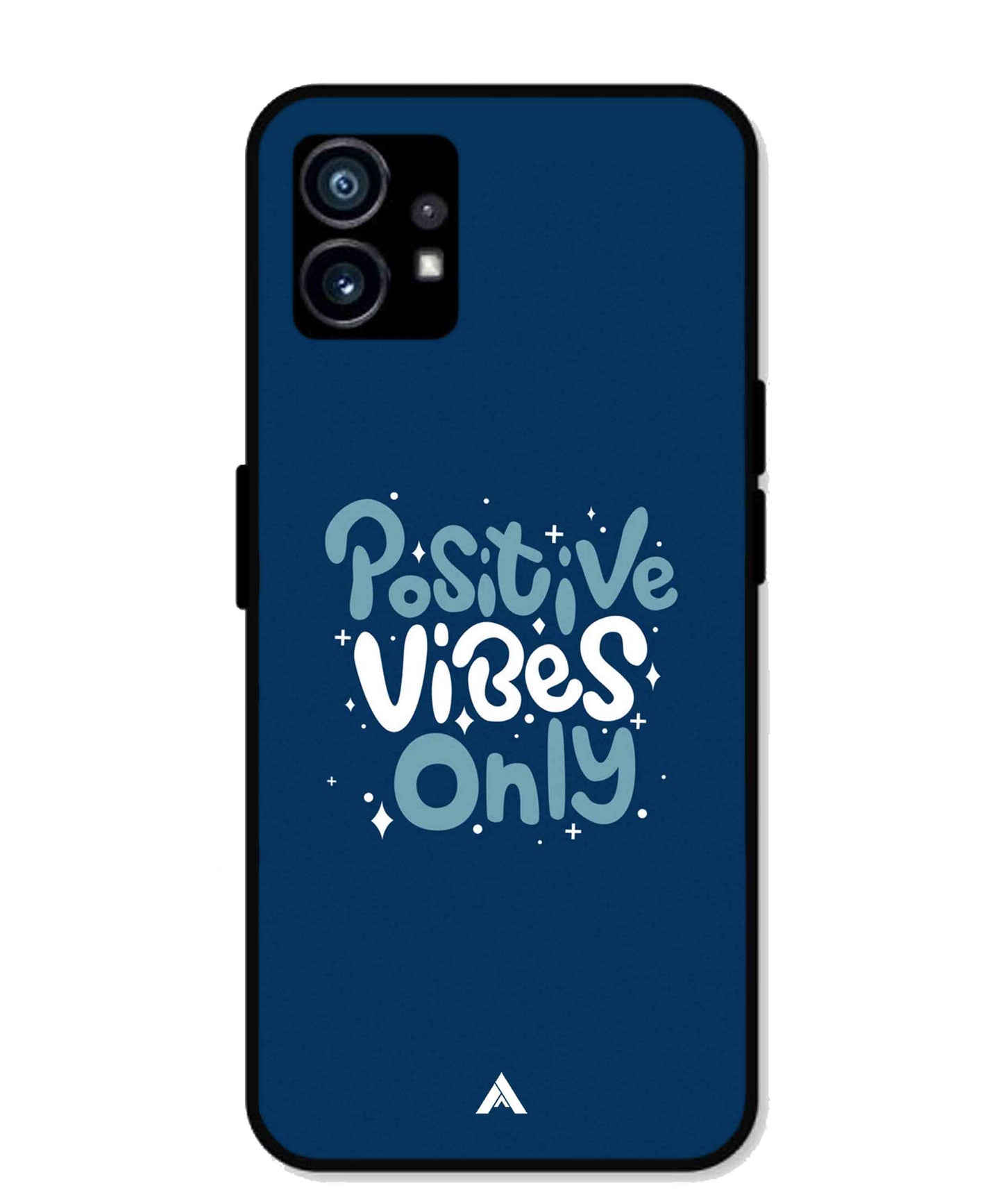 Positive Vibes Only Metal Back Cover Phone Case for Nothing Phone 1