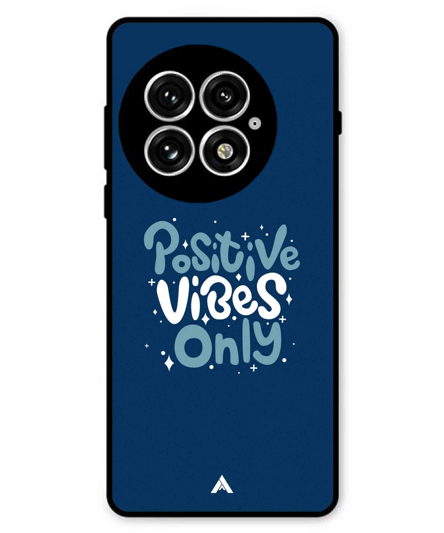 Positive Vibes Only Metal Back Cover Phone Case for Oneplus 13