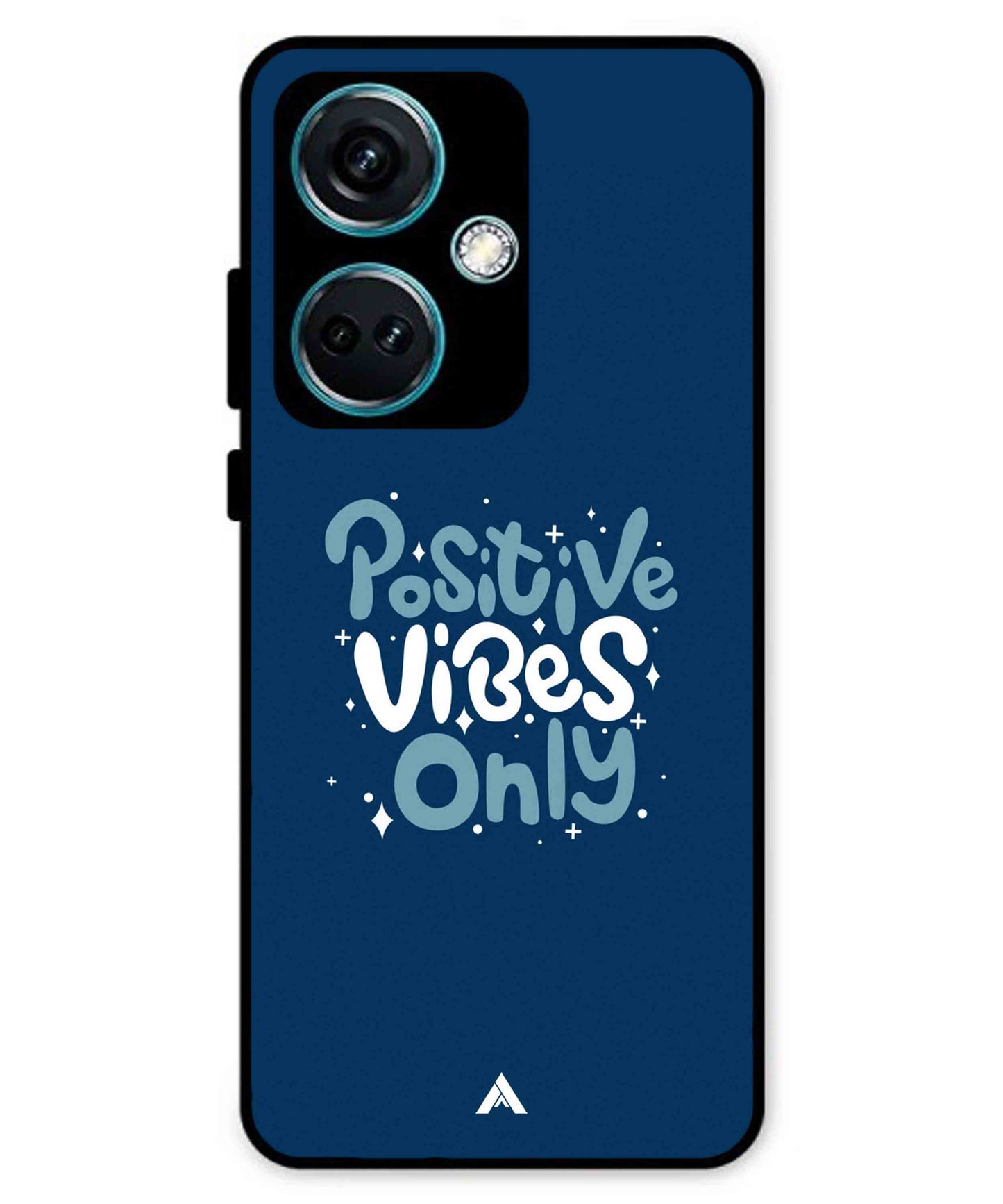 Positive Vibes Only Metal Back Cover Phone Case for Oneplus Nord CE 3