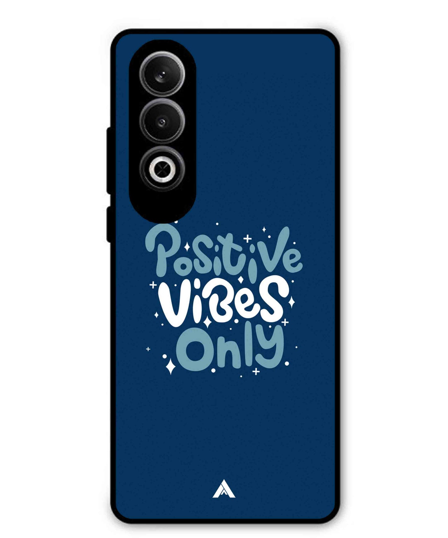 Positive Vibes Only Metal Back Cover Phone Case for Oppo K12