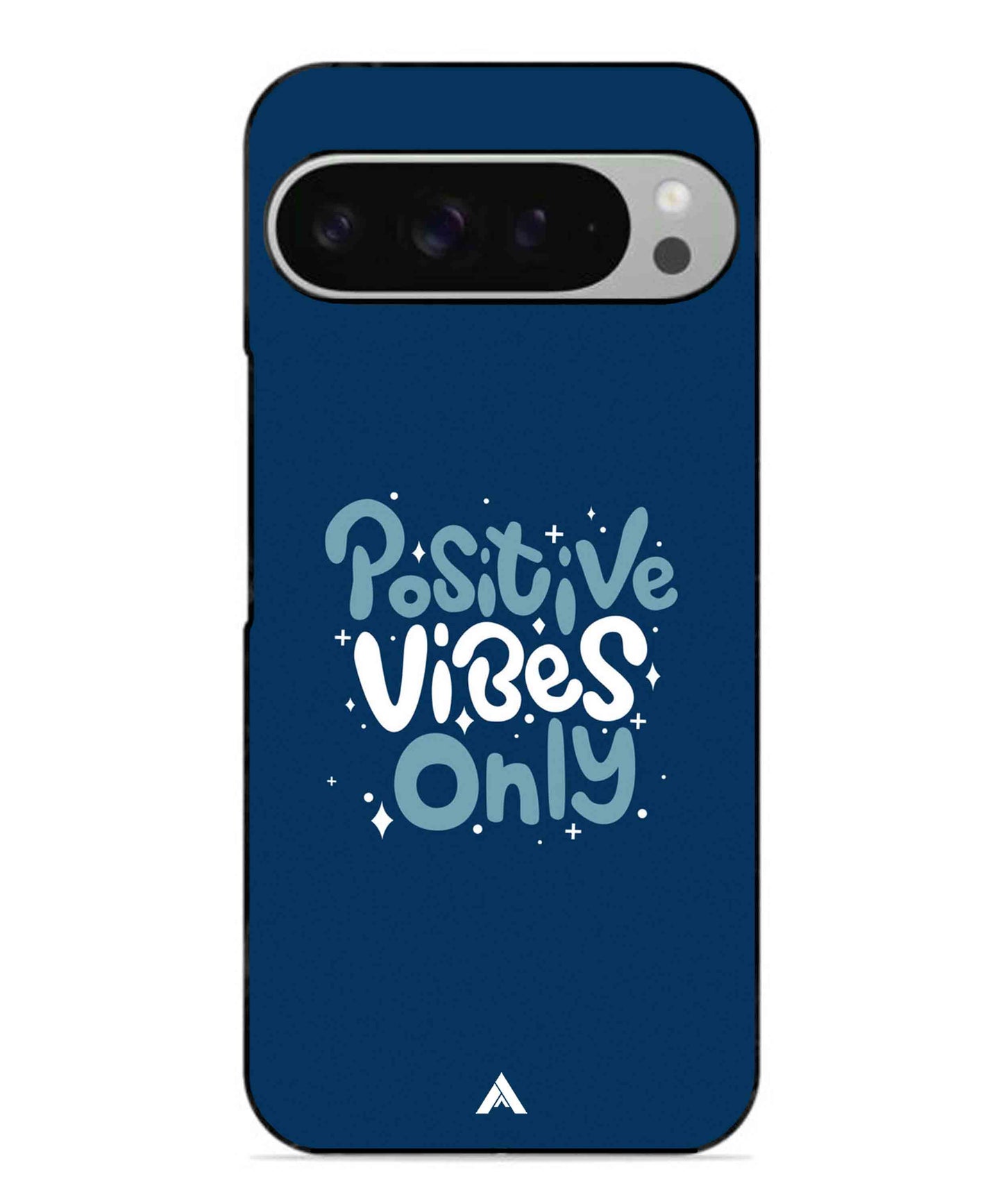 Positive Vibes Only Metal Back Cover Phone Case for Pixel 9 Pro XL