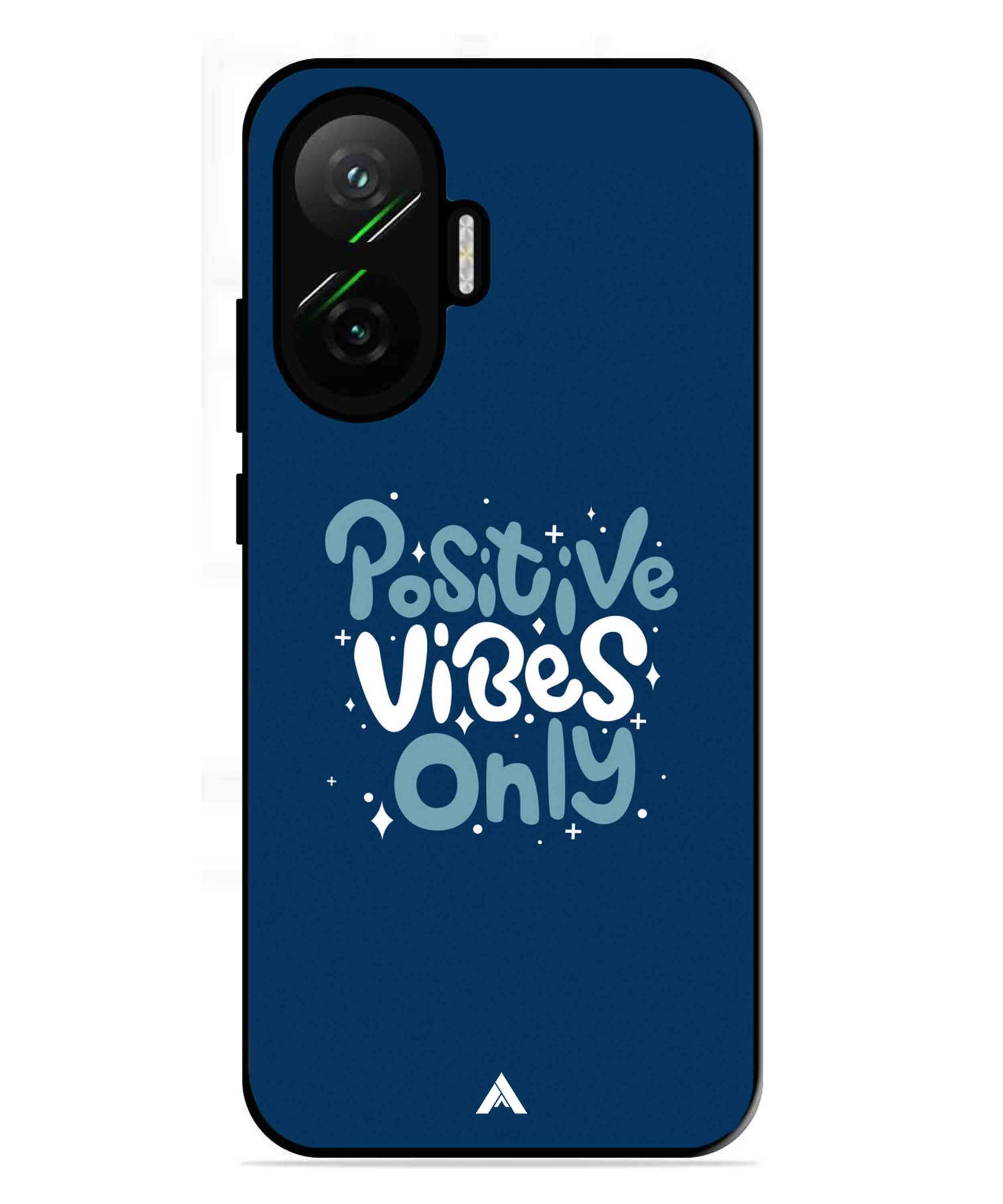 Positive Vibes Only Metal Back Cover Phone Case for Poco F7