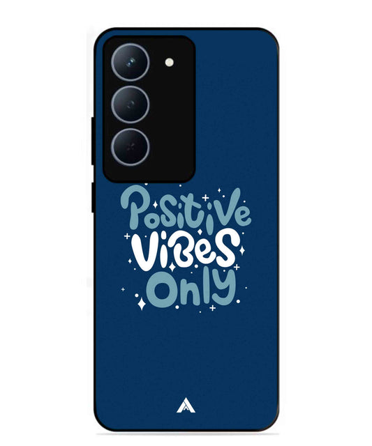 Positive Vibes Only Metal Back Cover Phone Case for Realme 14X