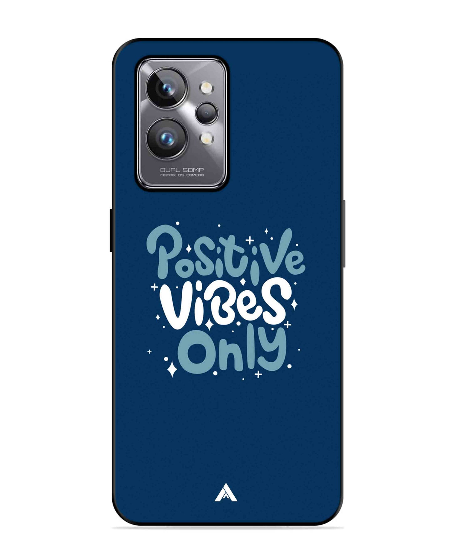 Positive Vibes Only Metal Back Cover Phone Case for Realme GT 2 Pro
