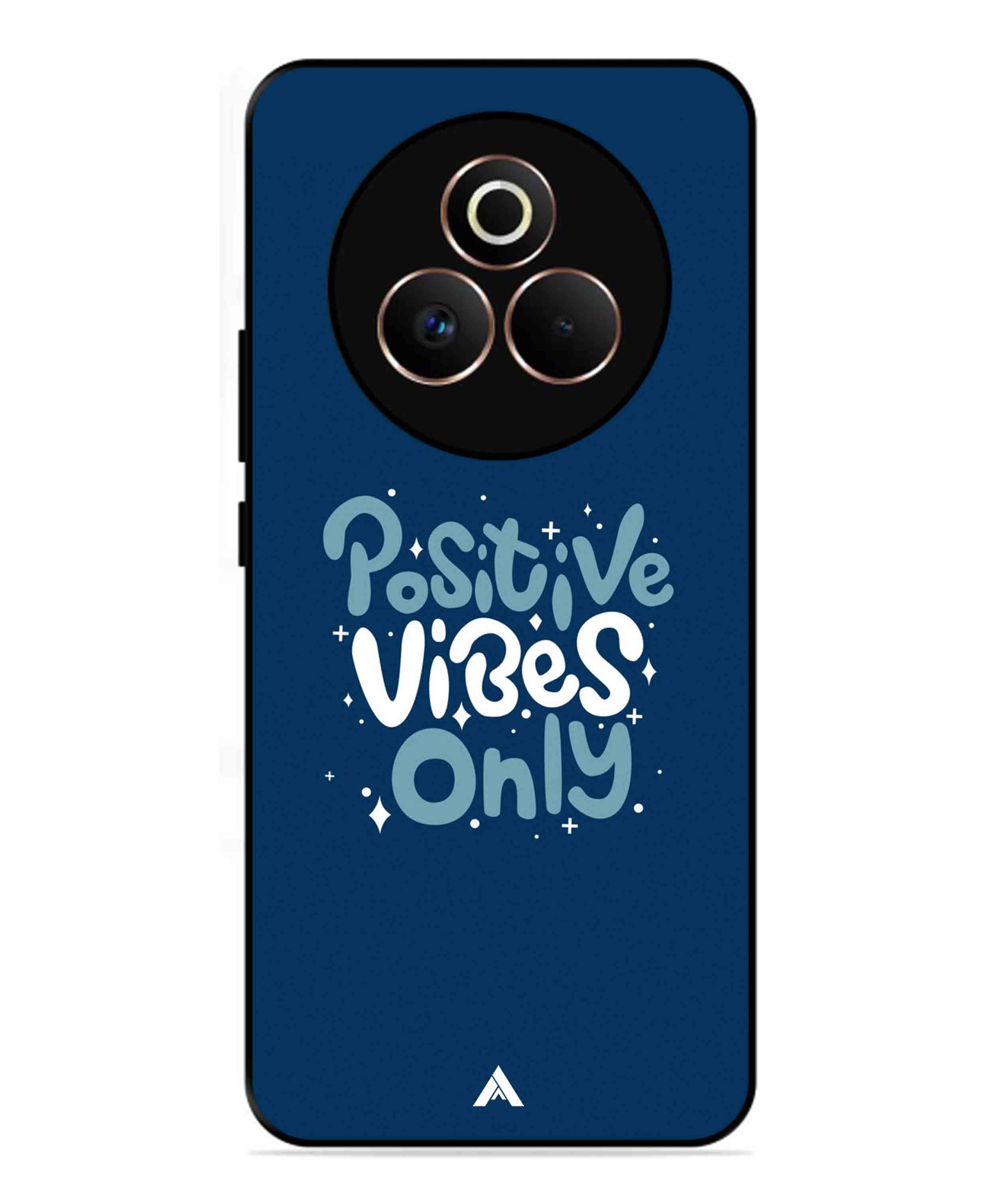 Positive Vibes Only Metal Back Cover Phone Case for Realme P3 Pro