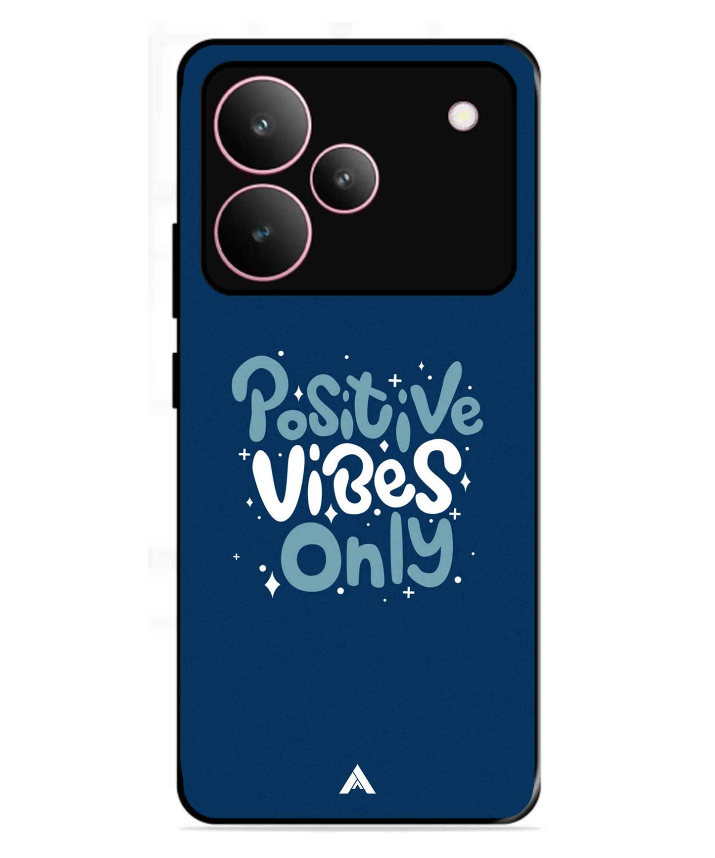 Positive Vibes Only Metal Back Cover Phone Case for Realme P4