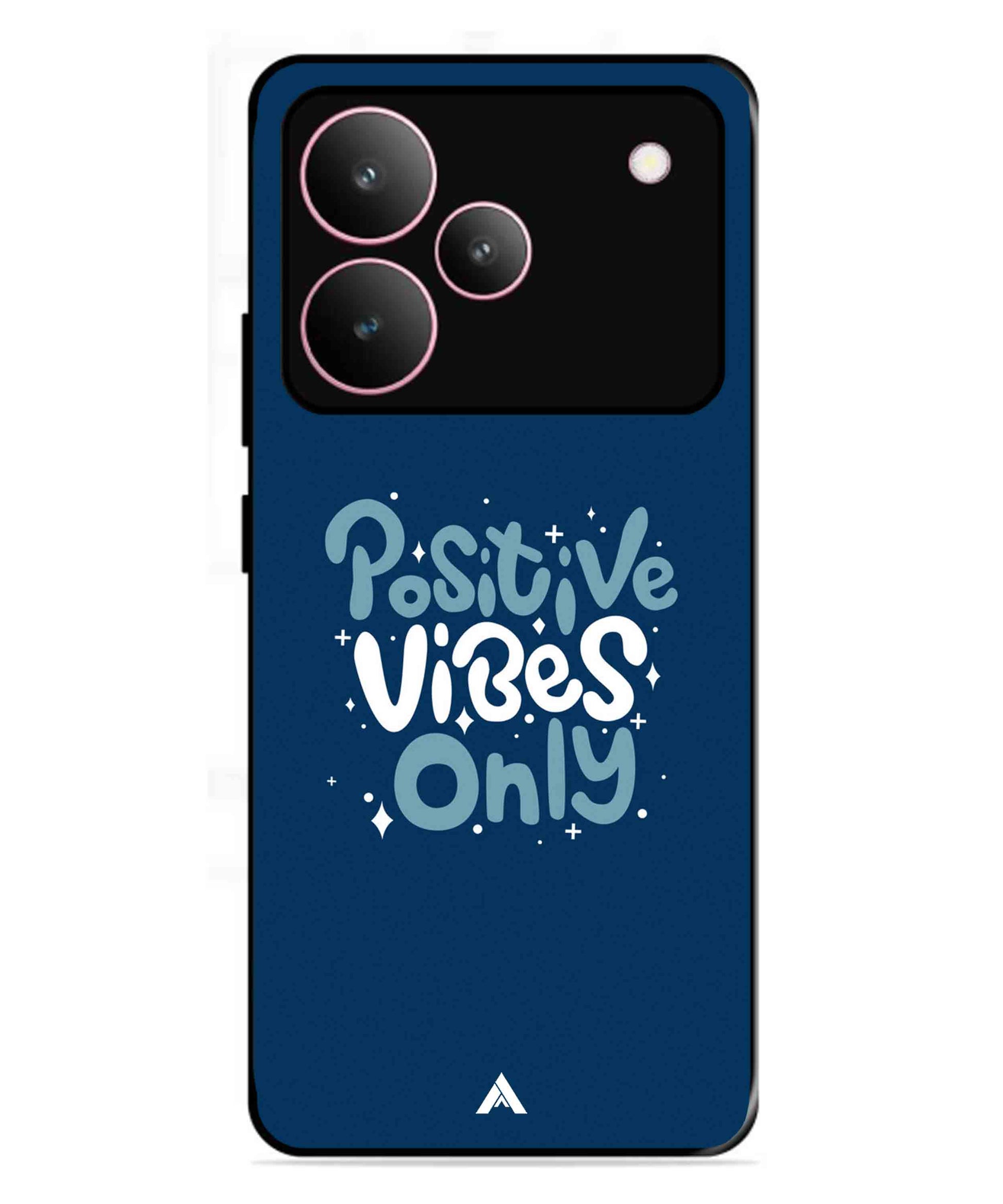 Positive Vibes Only Metal Back Cover Phone Case for Realme P4