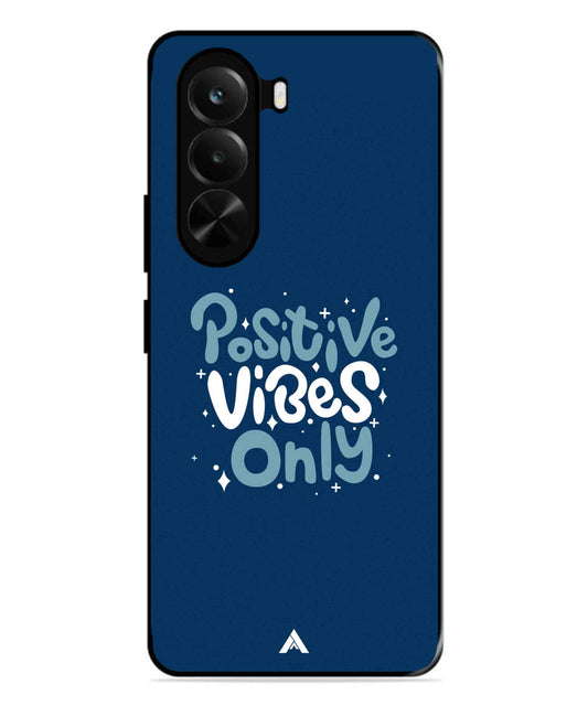 Positive Vibes Only Metal Back Cover Phone Case for Realme P4X