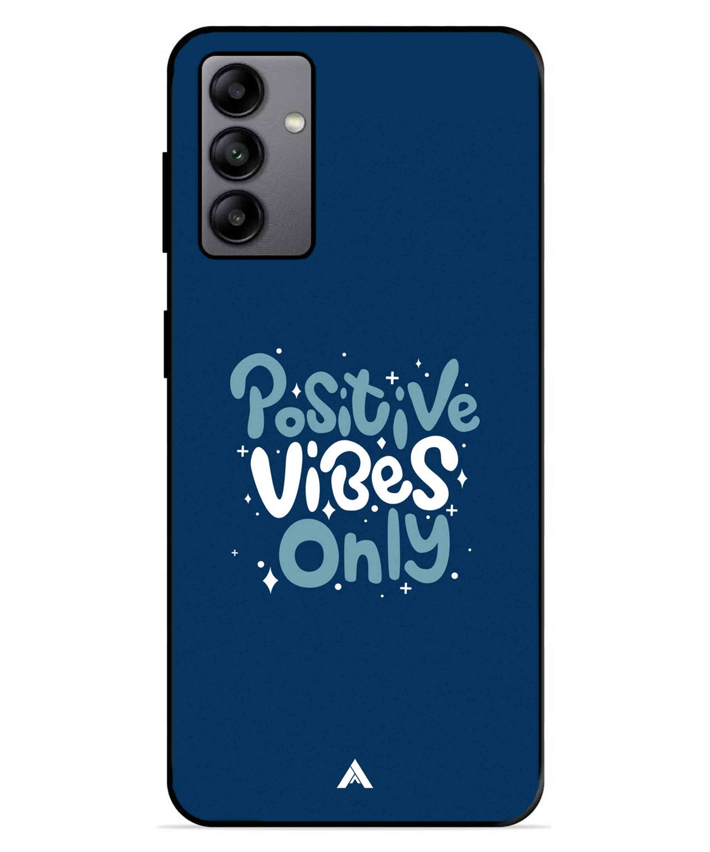 Positive Vibes Only Metal Back Cover Phone Case for Samsung Galaxy A04s