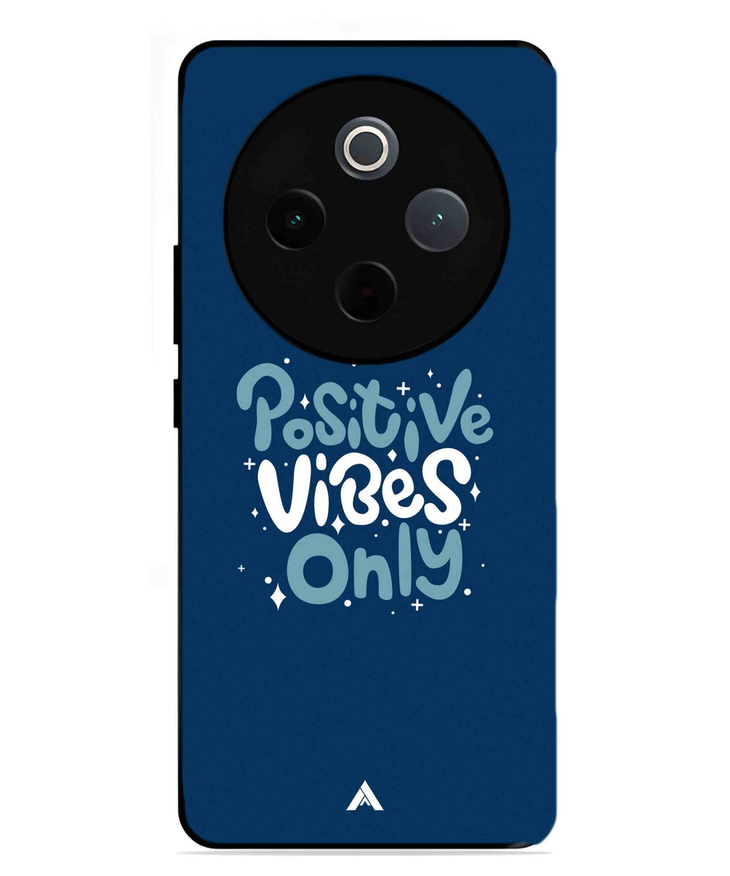 Positive Vibes Only Metal Back Cover Phone Case for Vivo Y300 Pro