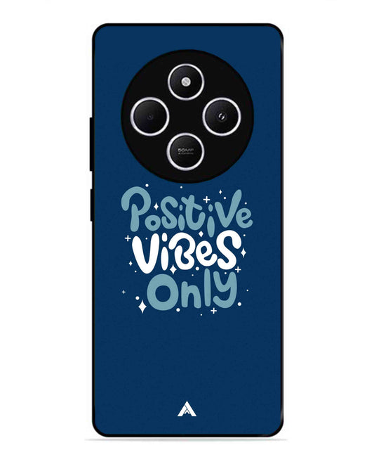 Positive Vibes Only Metal Back Cover Phone Case for Xiaomi Redmi A4