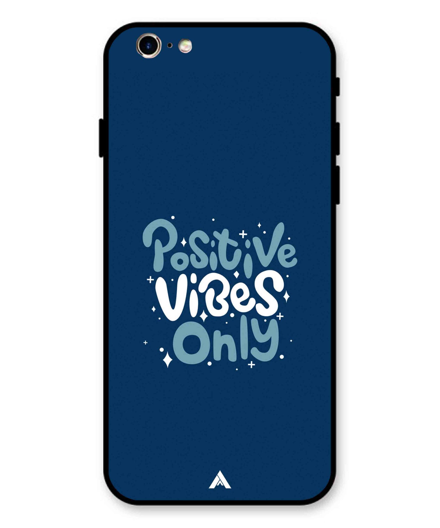 Positive Vibes Only Metal Back Cover Phone Case for iPhone 11