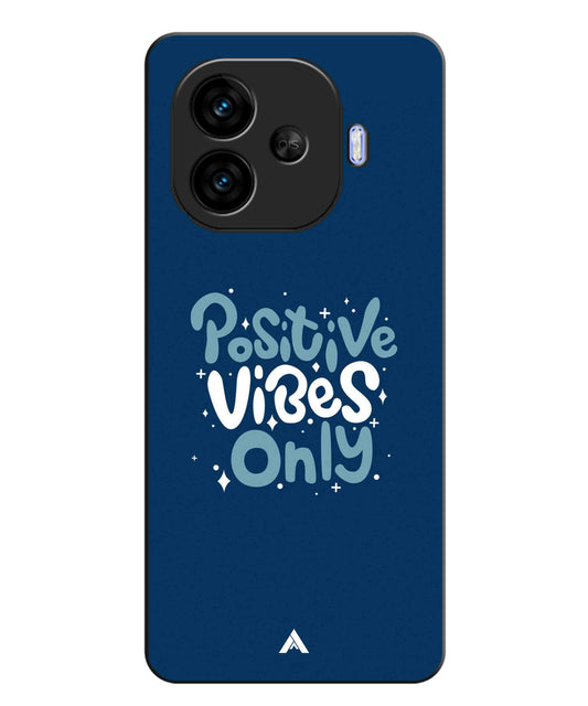 Positive Vibes Only Metal Back Cover Phone Case for iQOO Neo 10r