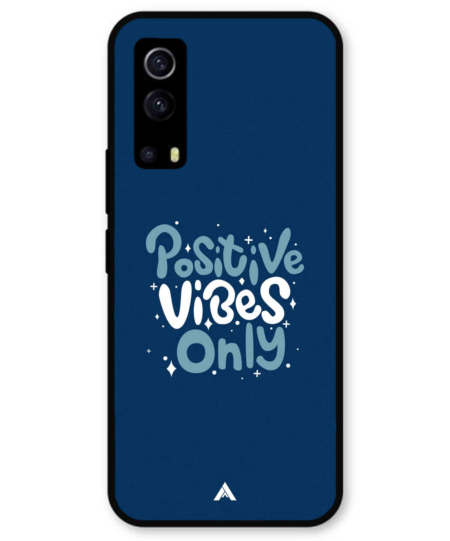 Positive Vibes Only Metal Back Cover Phone Case for iQOO Z3