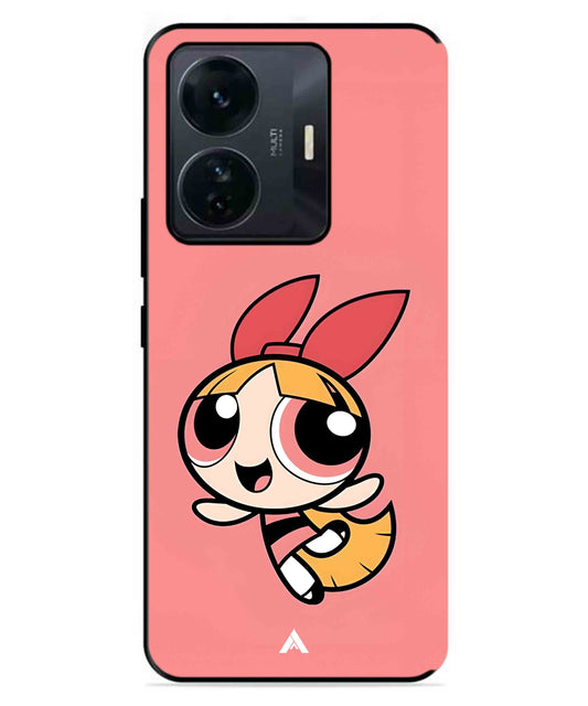 Powerpuff Girls Blossom Metal Back Cover Phone Case for IQOO Z6 Pro