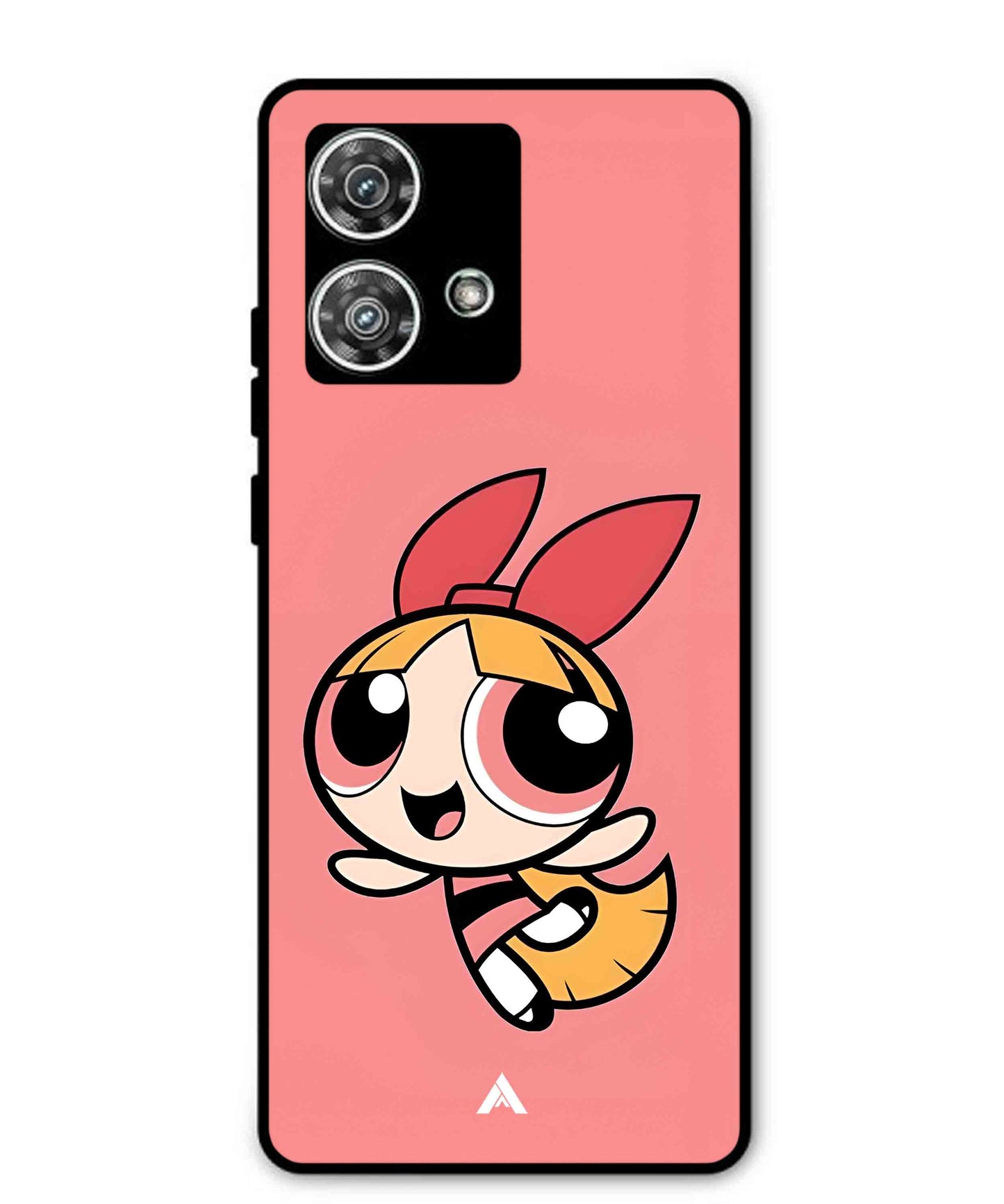 Powerpuff Girls Blossom Metal Back Cover Phone Case for Moto Edge 40 Neo