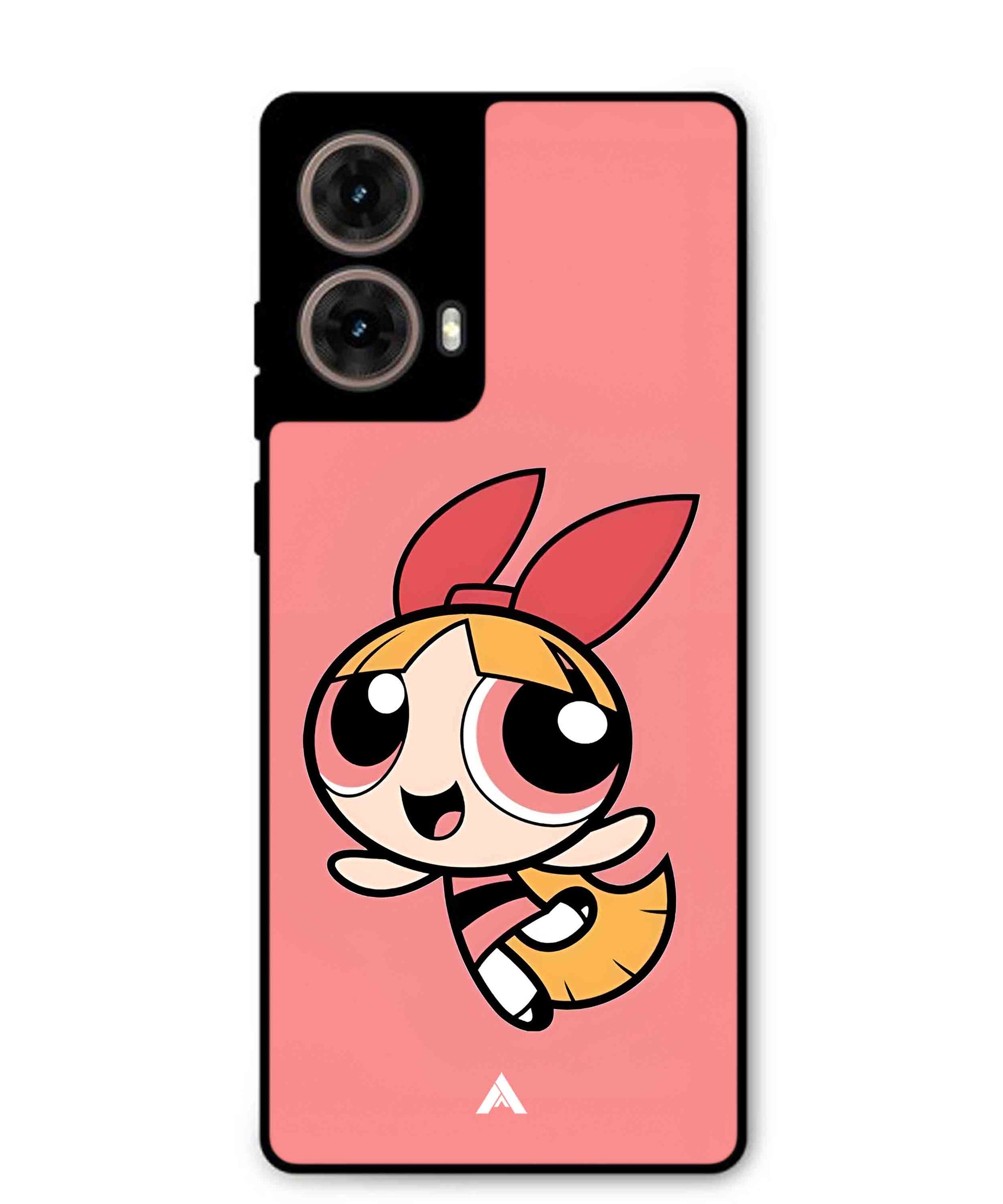 Powerpuff Girls Blossom Metal Back Cover Phone Case for Moto Edge 50 Fusion