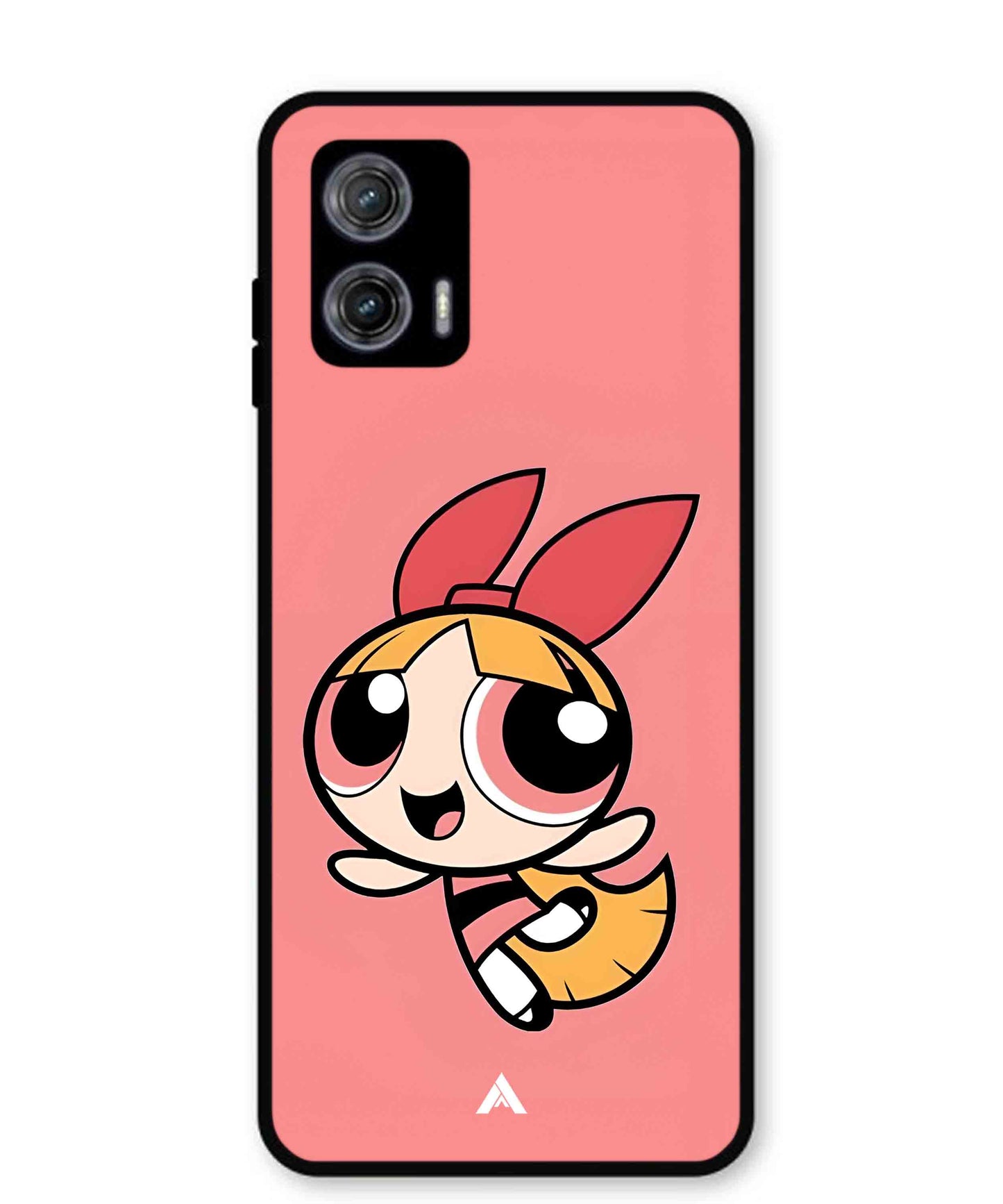 Powerpuff Girls Blossom Metal Back Cover Phone Case for Moto G73