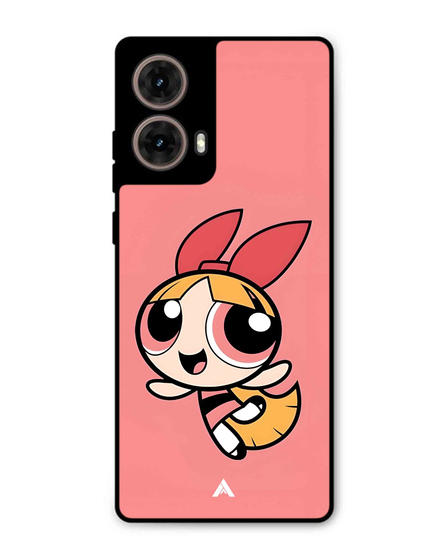 Powerpuff Girls Blossom Metal Back Cover Phone Case for Moto G85