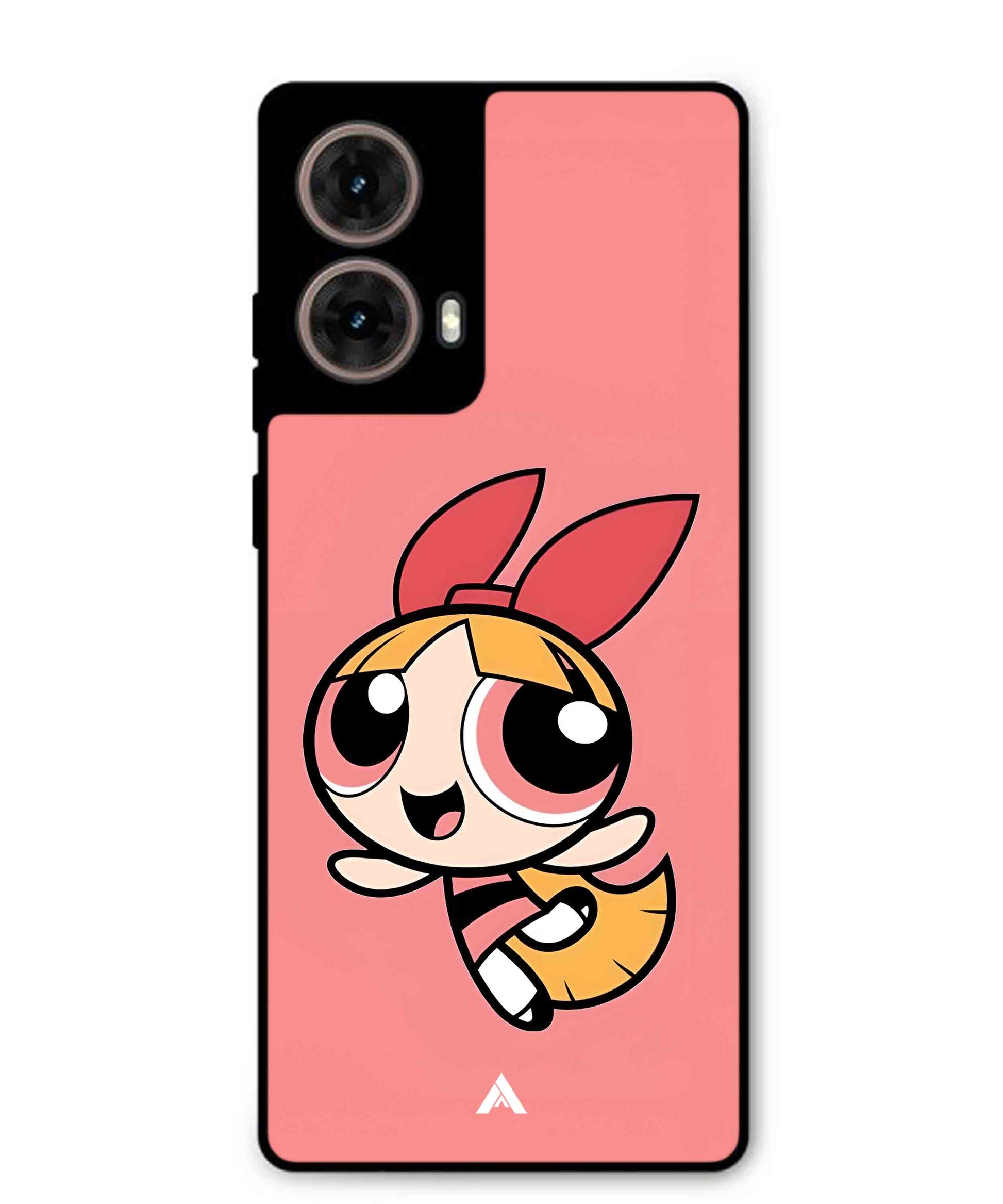 Powerpuff Girls Blossom Metal Back Cover Phone Case for Moto G85