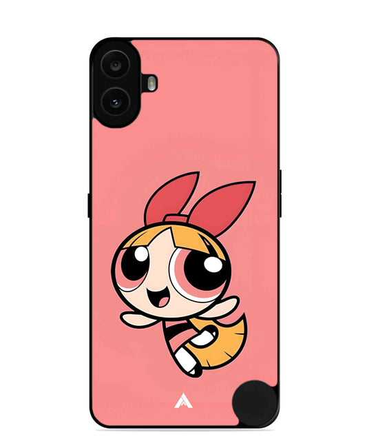 Powerpuff Girls Blossom Metal Back Cover Phone Case for Nothing CMF Phone 1