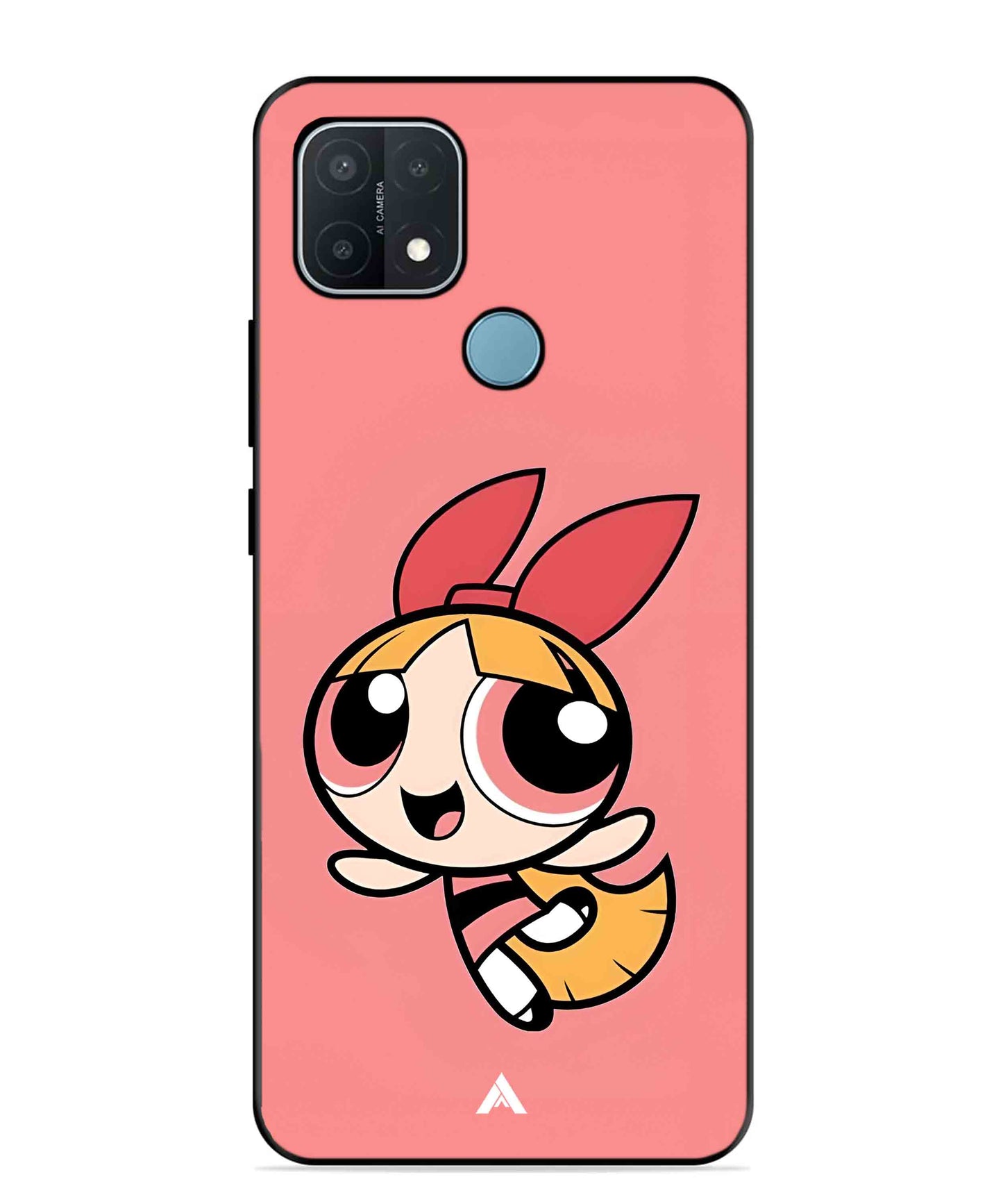 Powerpuff Girls Blossom Metal Back Cover Phone Case for OPPO A15