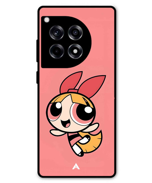 Powerpuff Girls Blossom Metal Back Cover Phone Case for Oneplus 12R