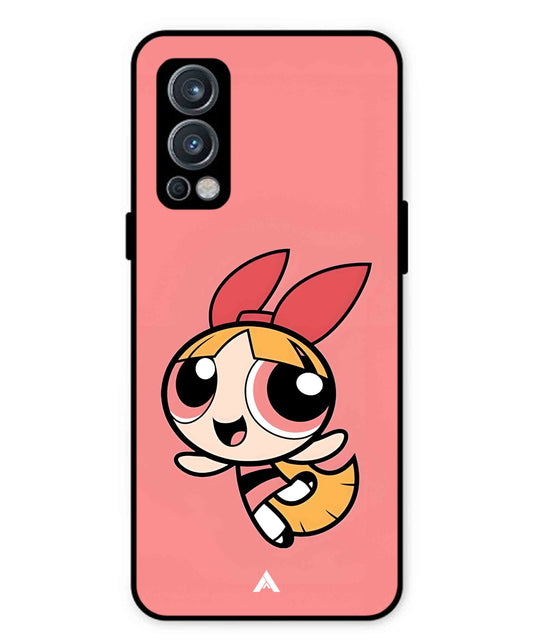 Powerpuff Girls Blossom Metal Back Cover Phone Case for Oneplus Nord 2