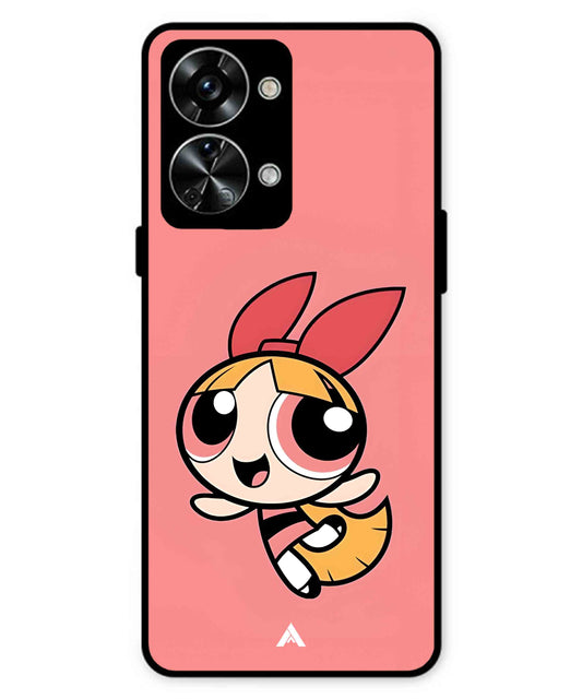 Powerpuff Girls Blossom Metal Back Cover Phone Case for Oneplus Nord 2T