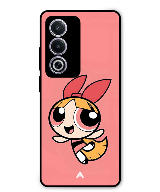 Powerpuff Girls Blossom Metal Back Cover Phone Case for Oppo A3 Pro
