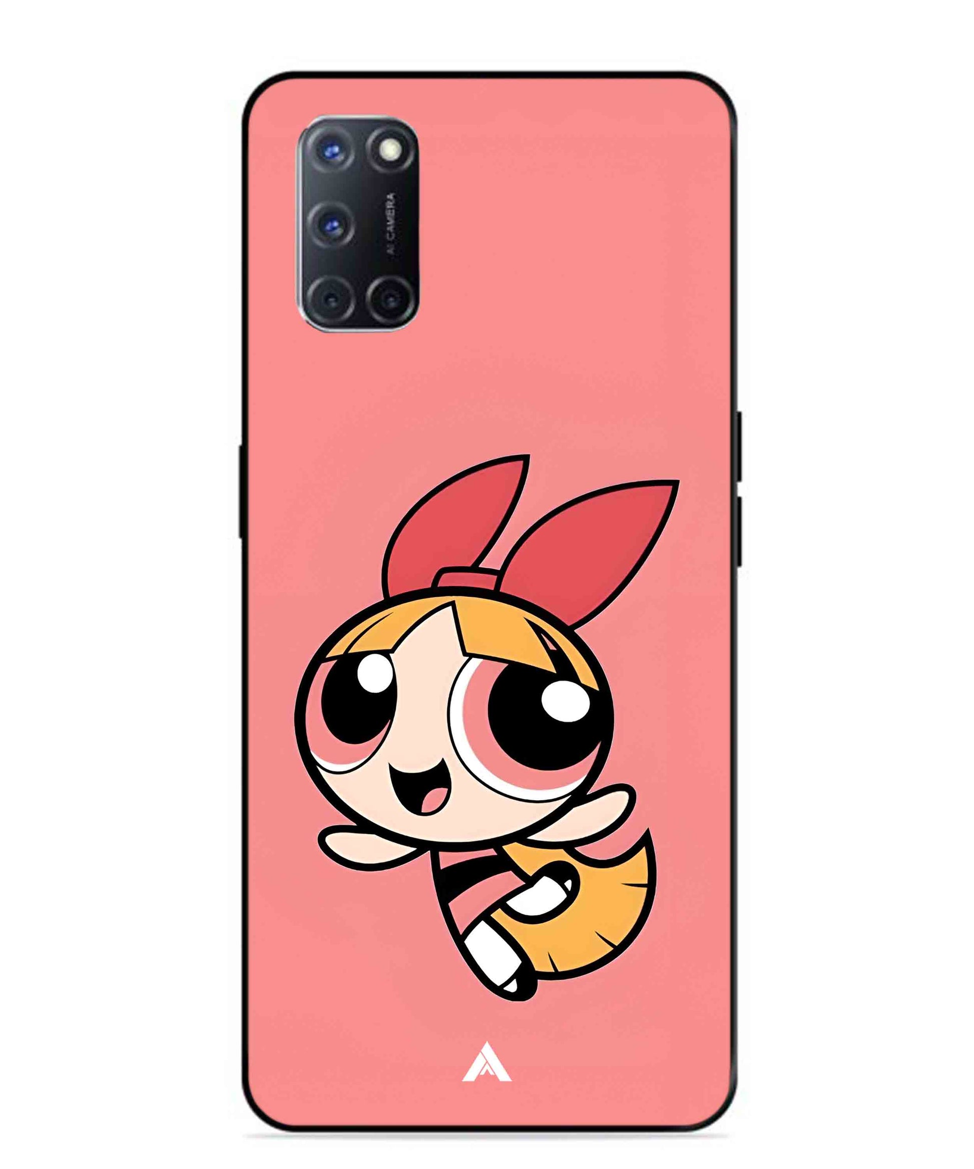 Powerpuff Girls Blossom Metal Back Cover Phone Case for Oppo A52