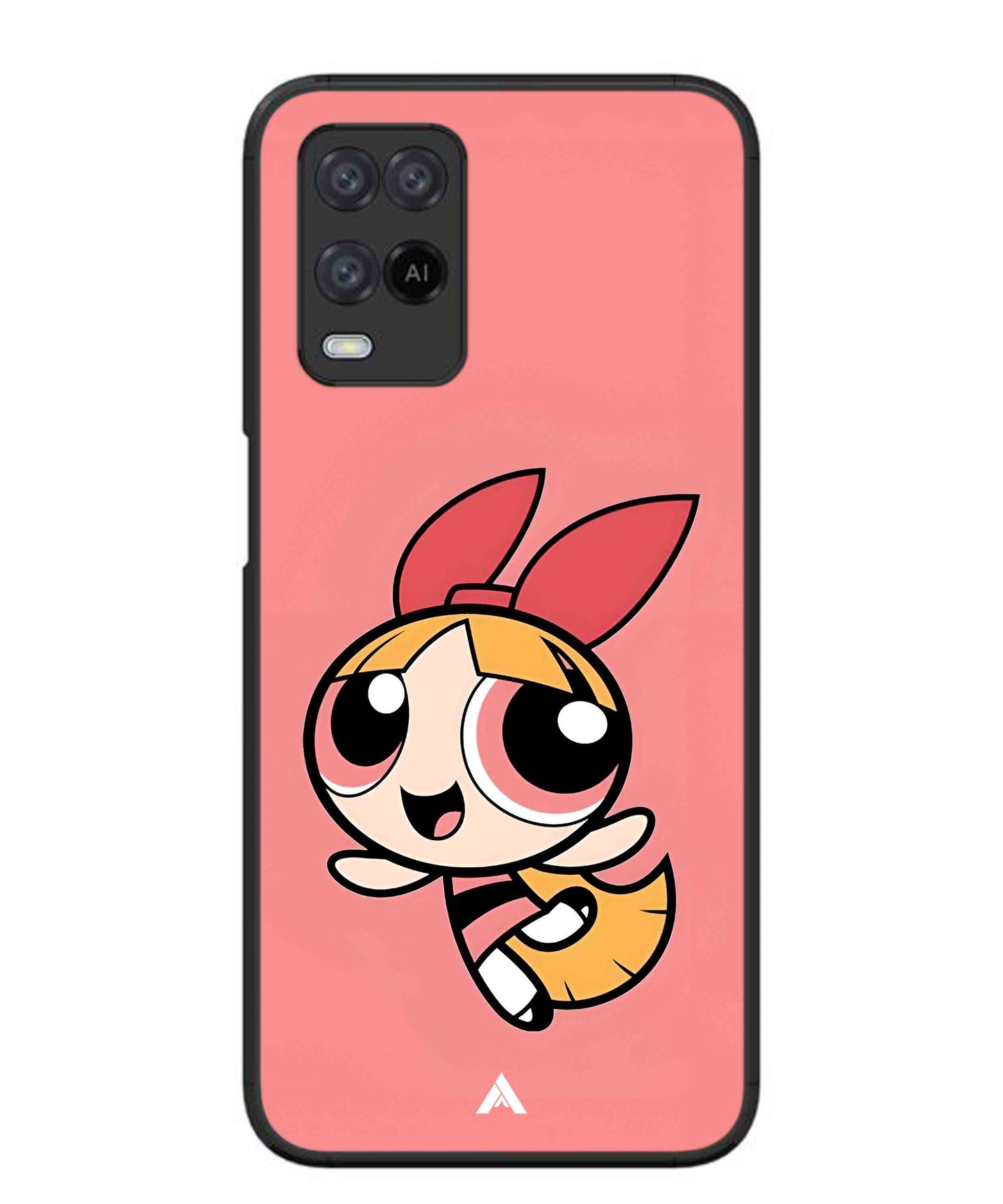 Powerpuff Girls Blossom Metal Back Cover Phone Case for Oppo A54
