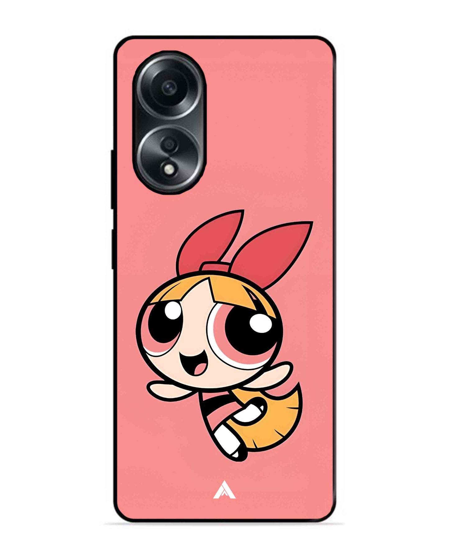 Powerpuff Girls Blossom Metal Back Cover Phone Case for Oppo A58