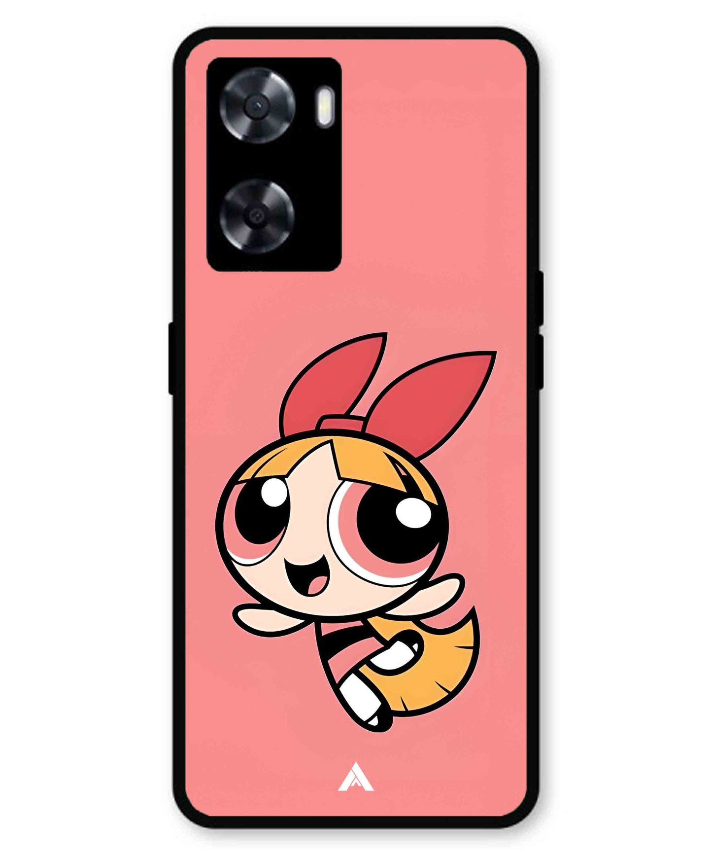 Powerpuff Girls Blossom Metal Back Cover Phone Case for Oppo A77s
