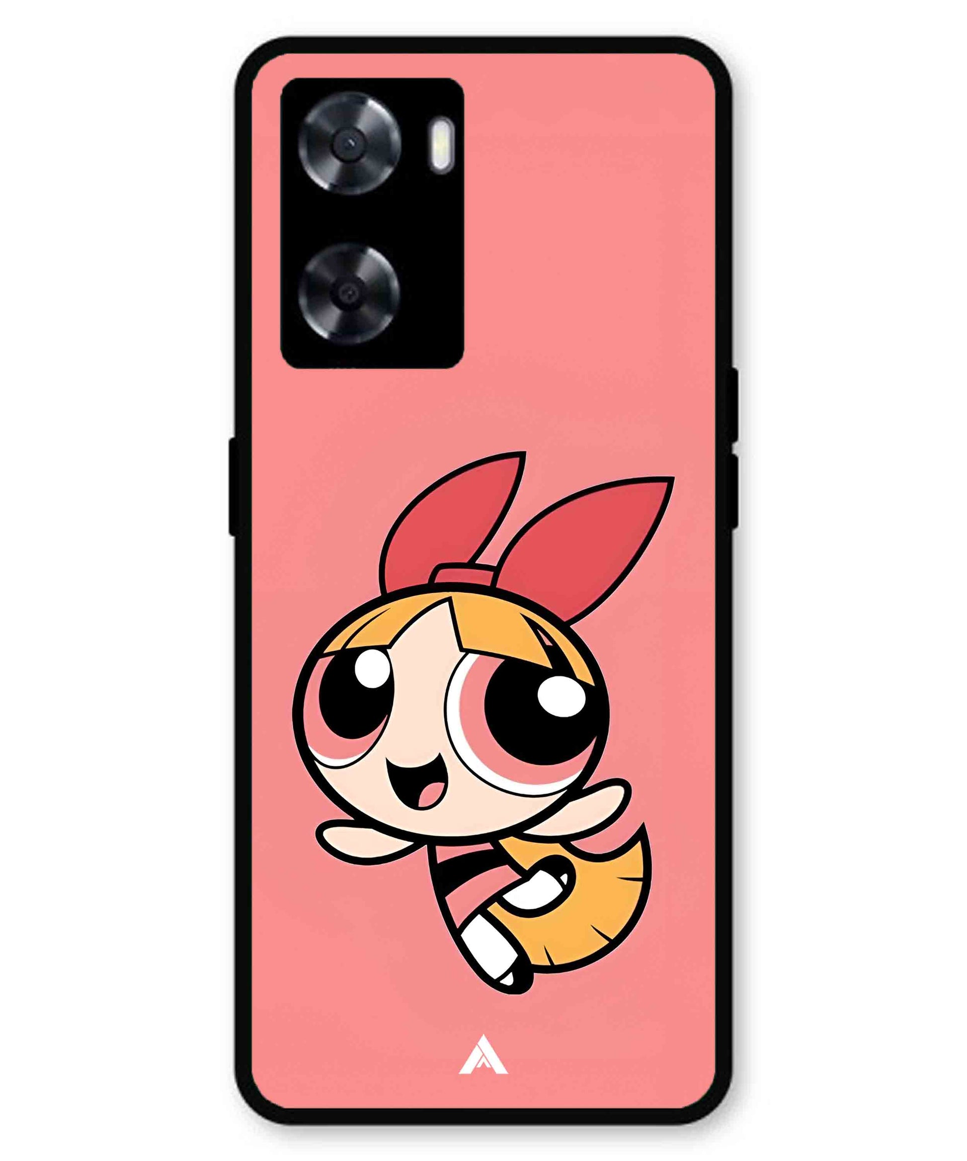 Powerpuff Girls Blossom Metal Back Cover Phone Case for Oppo A77s