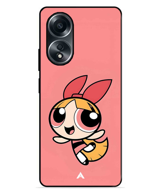 Powerpuff Girls Blossom Metal Back Cover Phone Case for Oppo A78