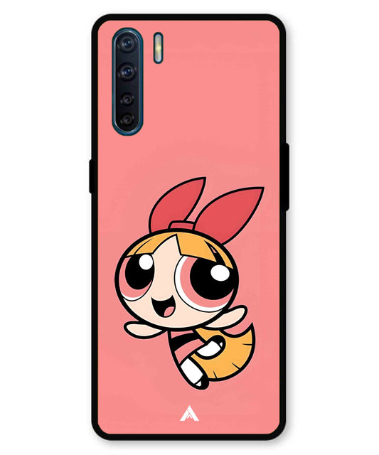 Powerpuff Girls Blossom Metal Back Cover Phone Case for Oppo A91