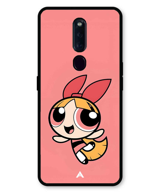 Powerpuff Girls Blossom Metal Back Cover Phone Case for Oppo F11 Pro
