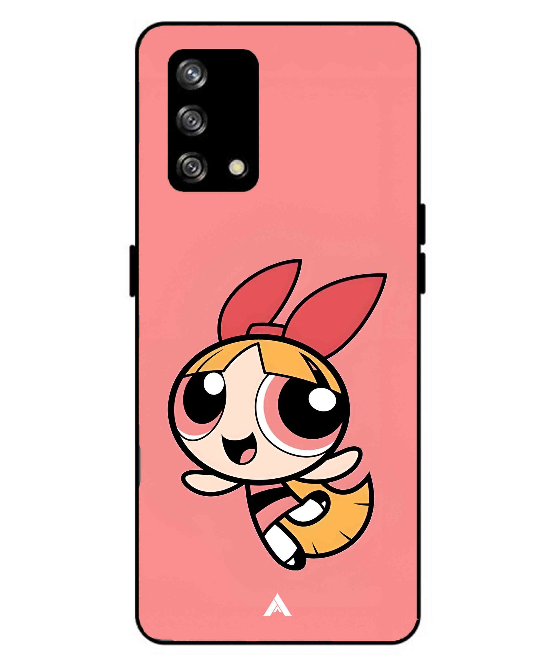 Powerpuff Girls Blossom Metal Back Cover Phone Case for Oppo F19