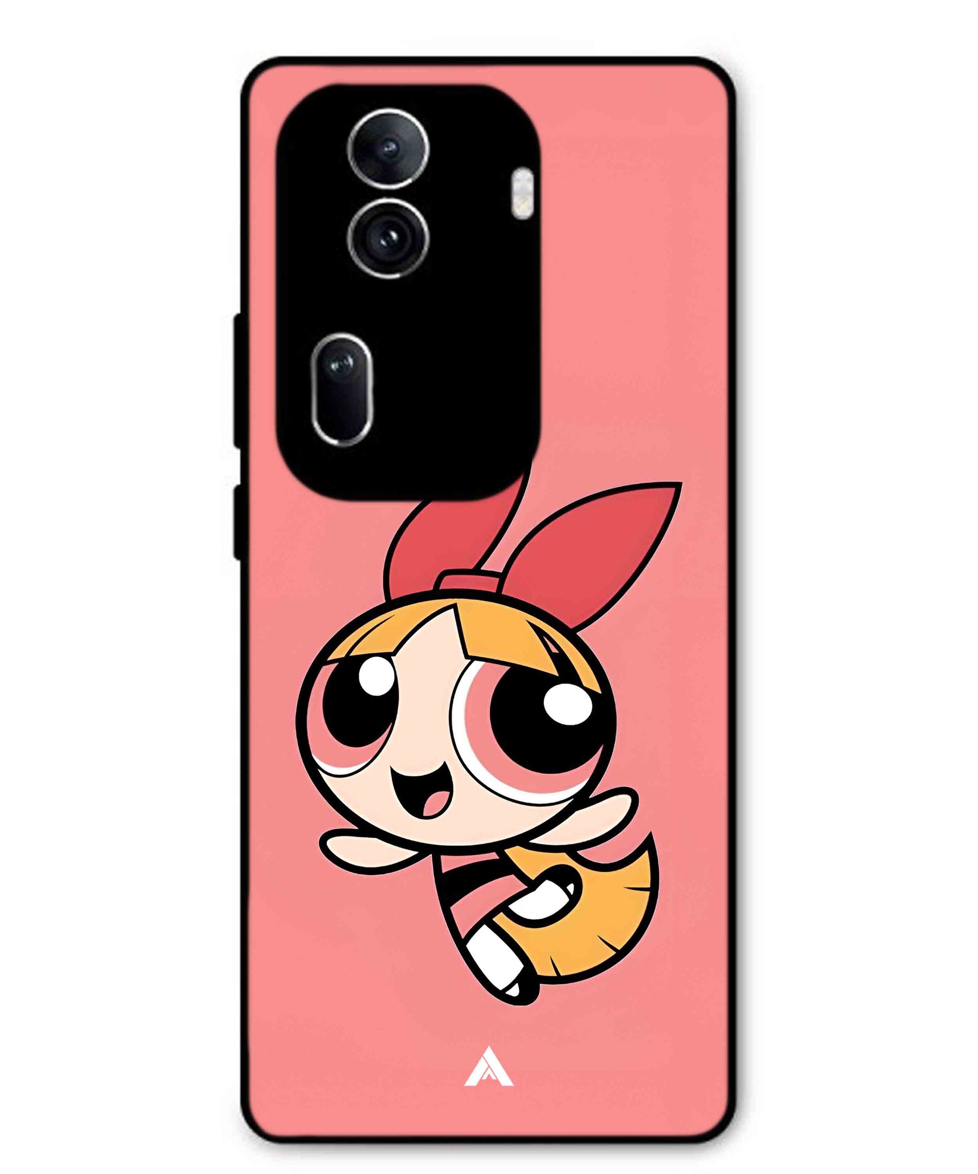 Powerpuff Girls Blossom Metal Back Cover Phone Case for Oppo Reno 11 Pro