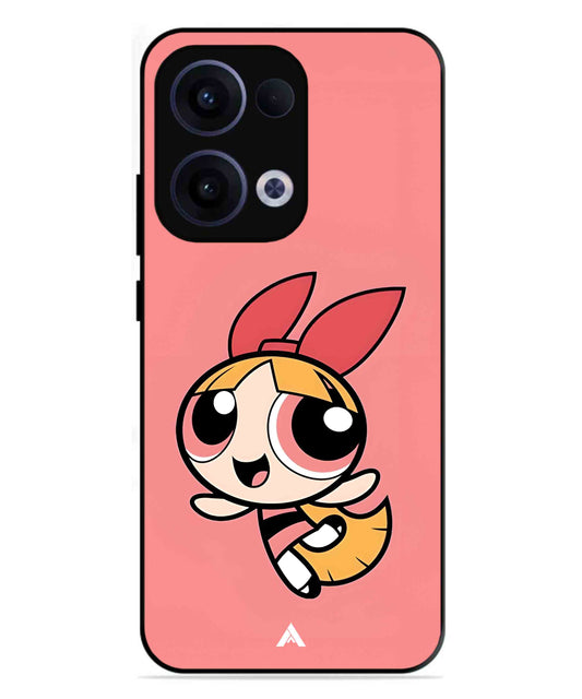 Powerpuff Girls Blossom Metal Back Cover Phone Case for Oppo Reno 13