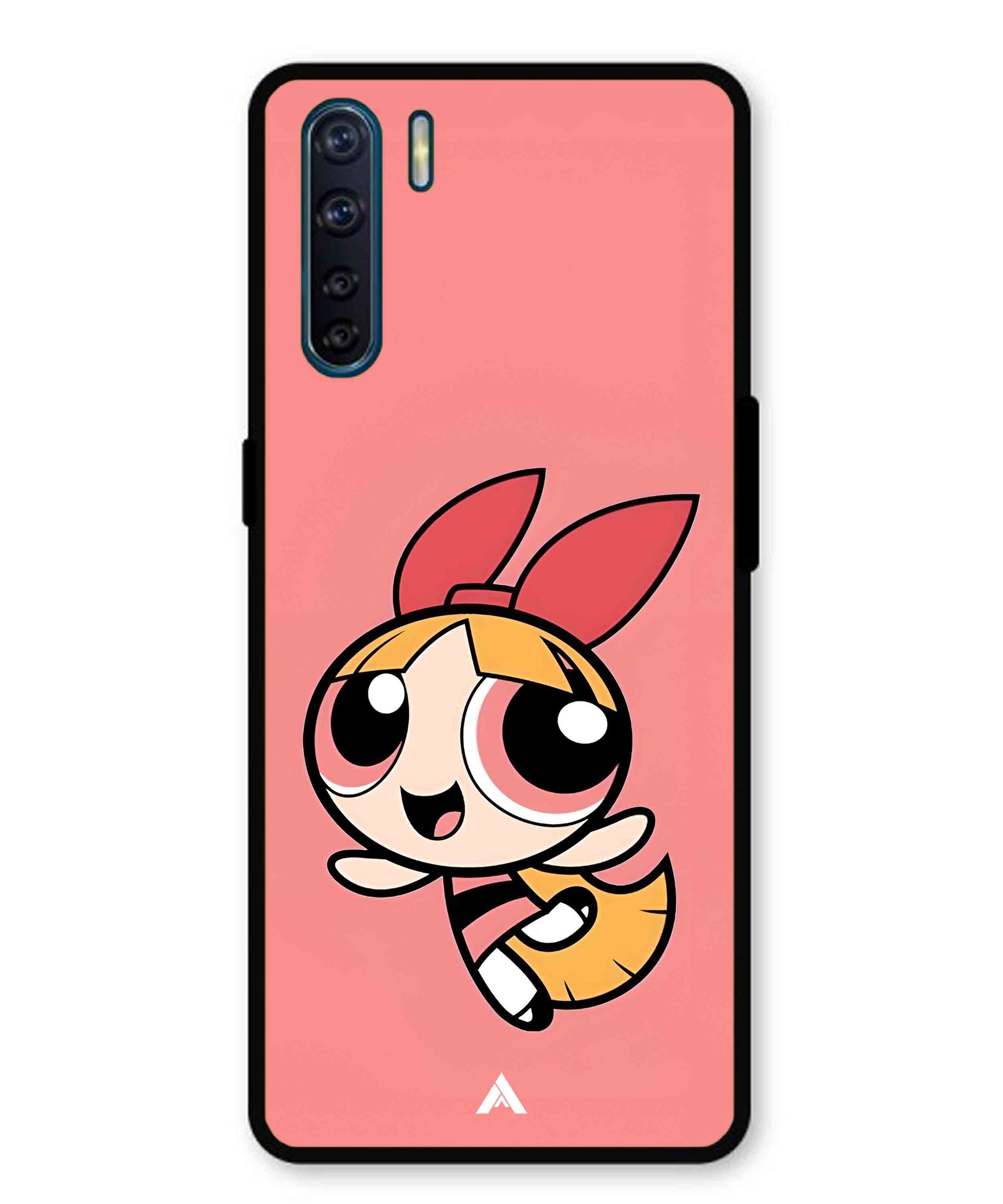 Powerpuff Girls Blossom Metal Back Cover Phone Case for Oppo Reno 3
