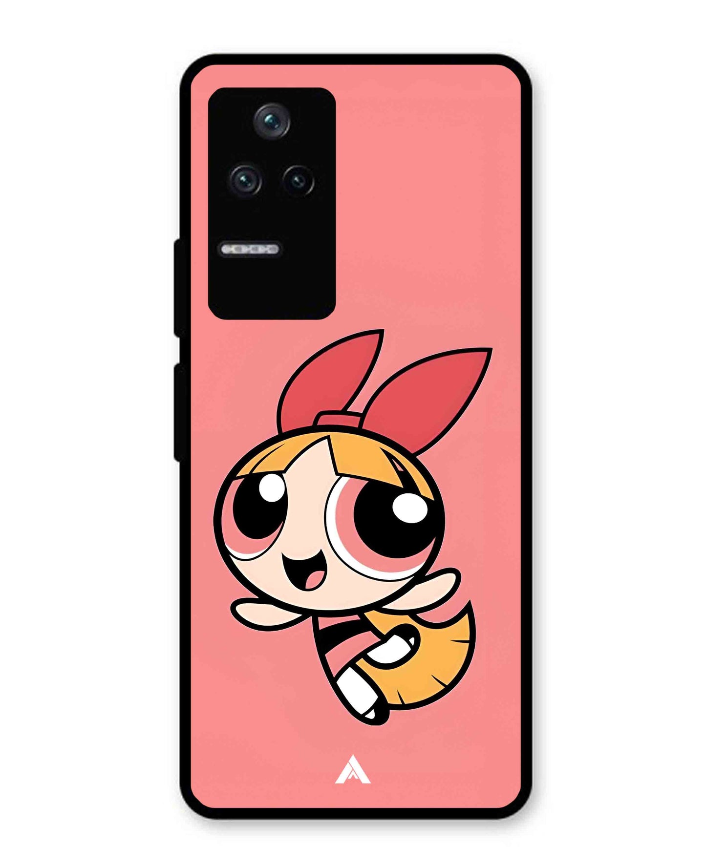 Powerpuff Girls Blossom Metal Back Cover Phone Case for Poco F4