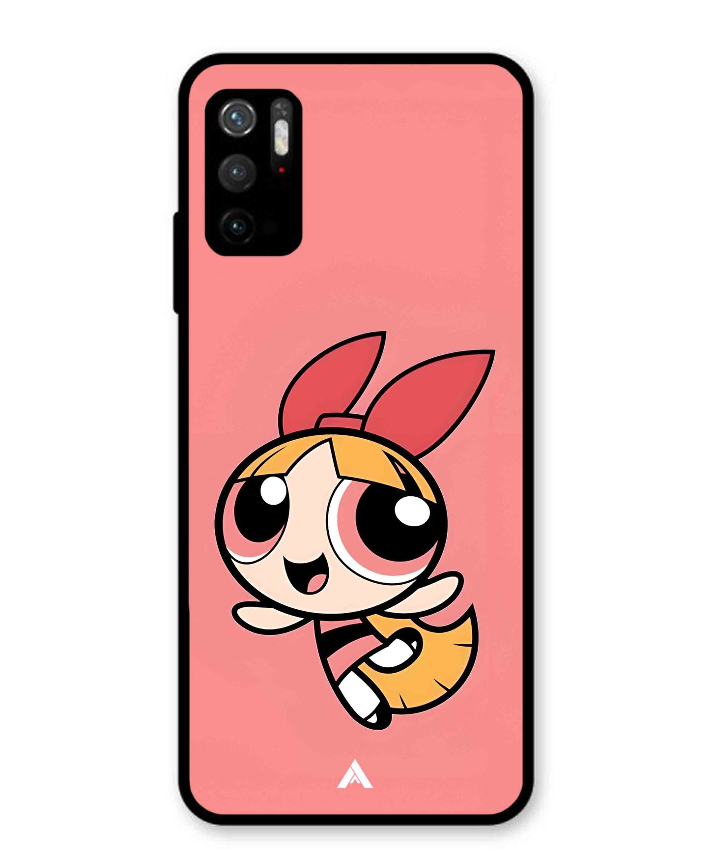 Powerpuff Girls Blossom Metal Back Cover Phone Case for Poco M3 Pro