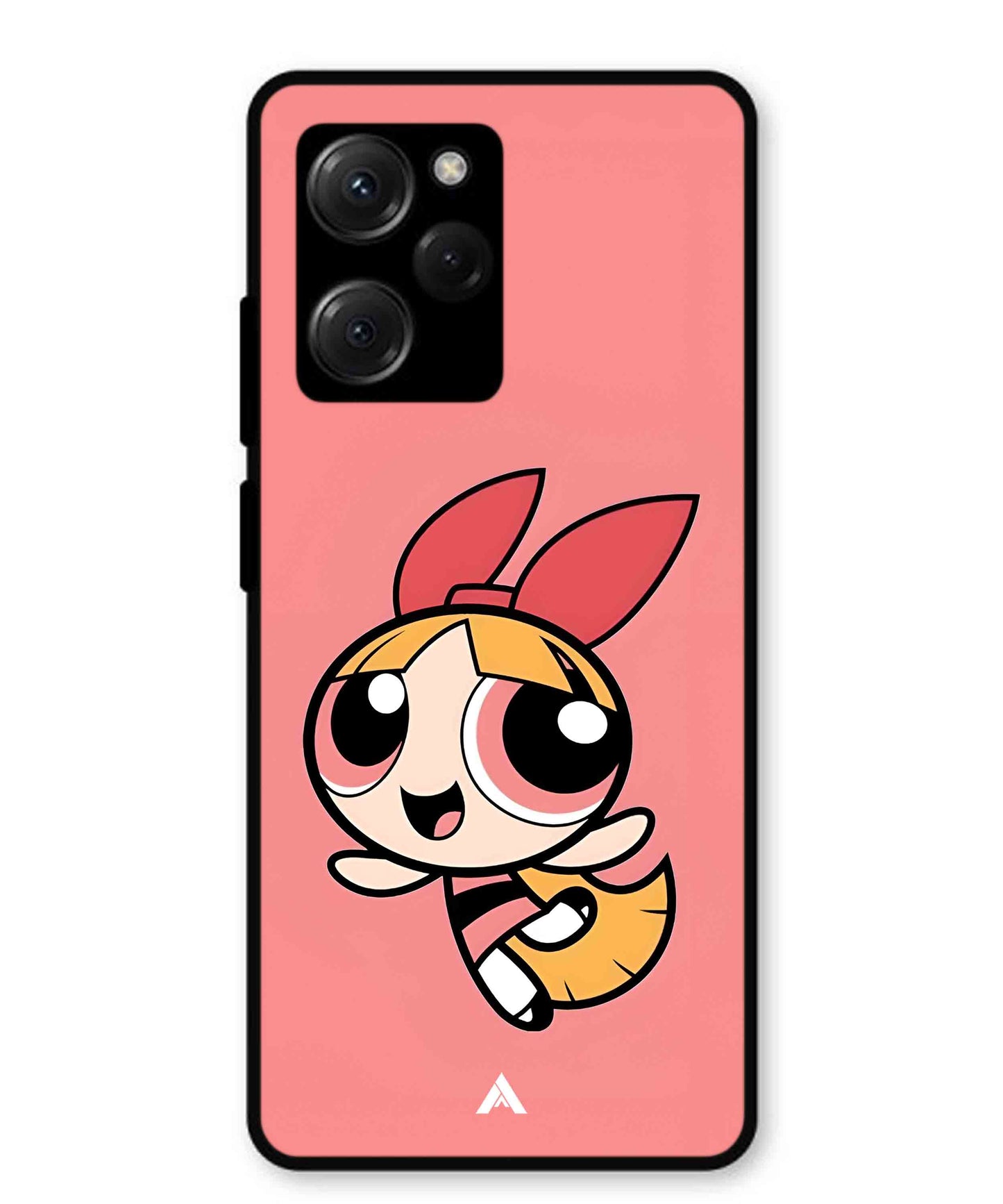 Powerpuff Girls Blossom Metal Back Cover Phone Case for Poco X5 Pro