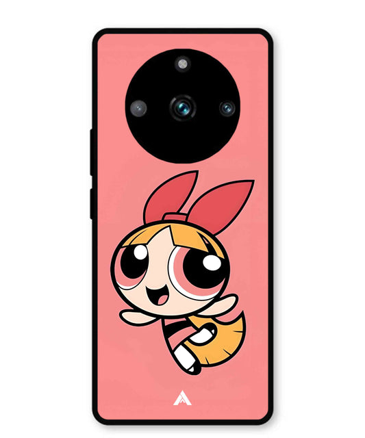 Powerpuff Girls Blossom Metal Back Cover Phone Case for Realme 11 Pro