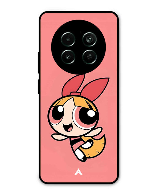Powerpuff Girls Blossom Metal Back Cover Phone Case for Realme 12 5G