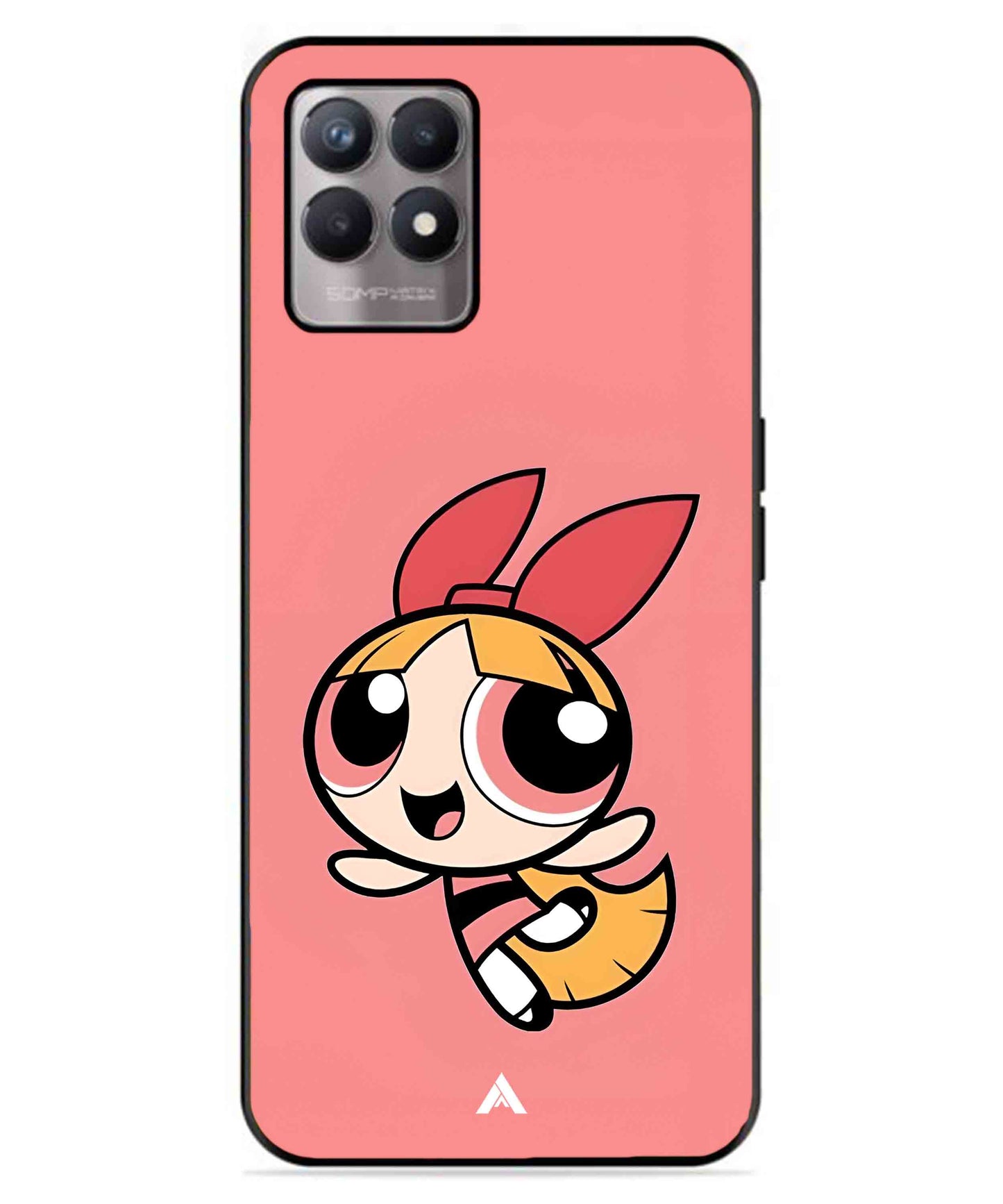 Powerpuff Girls Blossom Metal Back Cover Phone Case for Realme 8 Pro